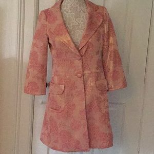STUNNING rose BR coat- NWT
